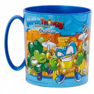 Kubki dla dzieci - SUPERTHINGS SUPER ZINGS kubek do mikrofali z uchem 350 ml - miniaturka - grafika 1
