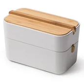 Stojaki i wieszaki na papier toaletowy - Lexon Pojemnik kosmetyczny Zen LH42W - miniaturka - grafika 1