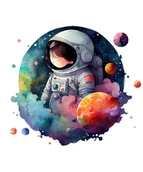 Pasmanteria - Naprasowanka Kosmos, Astronauta 3 - miniaturka - grafika 1