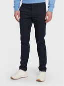 Spodnie męskie - Tommy Hilfiger Chinosy Core Bleecker MW0MW28883 Granatowy Slim Fit - miniaturka - grafika 1