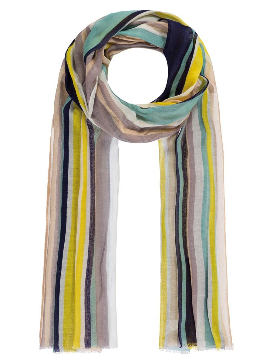 Szalik z prostym wzorem w paski Passigatti