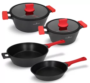 Zestaw garnków i patelni 6 el. Obsidian Zwieger - Zestawy garnków i patelni - miniaturka - grafika 1
