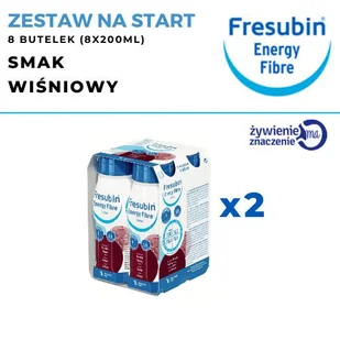 Zestaw Fresubin Energy Fibre Drink wiśniowy, 44x200ml - >>> DARMOWA od 99zł <<< w 24h ! - Żywienie medyczne - miniaturka - grafika 3