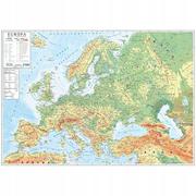 Mapy i plansze edukacyjne - Europa 1:4 500 000. Mapa ścienna fizyczna ogólnoge - miniaturka - grafika 1