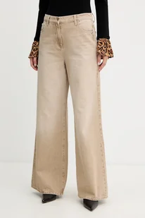 Patrizia Pepe jeansy damskie kolor beżowy 8P0715 D124 - Spodnie damskie - miniaturka - grafika 1