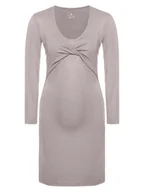 Sukienki - Damska sukienka ciążowa szara Bellybutton Maternity, r.M - miniaturka - grafika 1