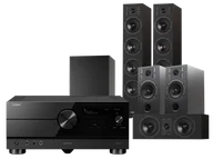 Kino domowe - Yamaha RX-A6A (czarny) + Diva 6 + 3 + 7 (czarny) + Basso 880 - miniaturka - grafika 1