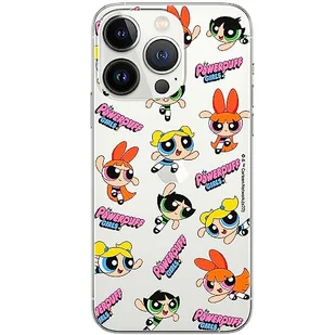 ERT GROUP etui na telefon Iphone 13 PRO, case oryginalny i oficjalnie licencjonowany przez The Powerpuff Girls, wzór The Powerpuff Girls 028, plecki z TPU częściowo przeźroczyste - Etui i futerały do telefonów - miniaturka - grafika 1