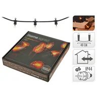 Pozostałe oświetlenie - Koopman Ambiance Sznur z 10 lampkami imitujących płomienie - miniaturka - grafika 1