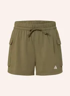 Spodenki damskie - Adidas Szorty Dresowe gruen - miniaturka - grafika 1