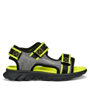 Sandały Geox J Airadyum Bo J45F1B 014ME C0666 M Szary - Buty dla chłopców - miniaturka - grafika 1