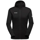Bluzy sportowe damskie - Bluza damska Mammut Taiss Light ML Hooded Jacket Women Rozmiar: L / Kolor: czarny - miniaturka - grafika 1