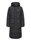 Kurtki damskie - ONLY Płaszcz pikowany w kolorze czarnym - miniaturka - grafika 1