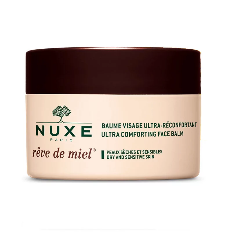 Nuxe Reve de Miel ultrakomfortowy krem do twarzy do skóry suchej i wrażliwej 50 ml nowa formuła