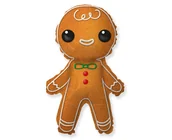 Balony i akcesoria - Balon foliowy 24" FX - Piernikowy ludzik - miniaturka - grafika 1