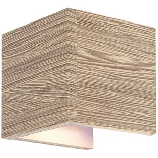 Rabalux Cinnamon 3090 kinkiet lampa ścienna 1x7W LED 3000K drewniany/biały - Lampy ścienne - miniaturka - grafika 2
