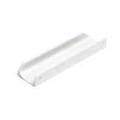 Zawiasy, okucia i inne akcesoria - Uchwyt niewidoczny biały Uchwyt do mebli kuchennych Biały- uchwyt kuchenny Uchwyt do drzwi meblowych Odległość między środkami uchwytów 160 mm - miniaturka - grafika 1