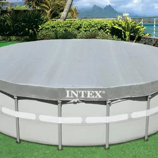 Intex Okrągła plandeka na basen Deluxe, 488 cm, 28040 - Akcesoria do basenów - miniaturka - grafika 1