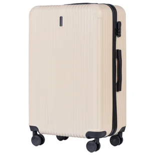 DUŻA WALIZKA WINGS EGRET z poszerzeniem 28"  DIRTY WHITE - Walizki - miniaturka - grafika 1