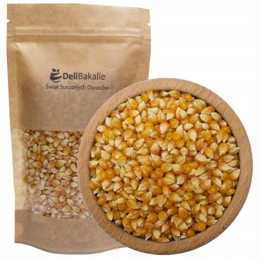 Popcorn Ziarno Kukurydzy 5kg do prażenia, bez soli DeliBakalie