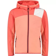 Kurtki i płaszcze dla dziewczynek - CMP - Kid G Jacket Fix Hood, Girl, Flamingo, 98 - miniaturka - grafika 1