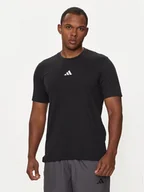 Koszulki sportowe męskie - adidas T-Shirt Workout Logo IT2124 Czarny Regular Fit - miniaturka - grafika 1