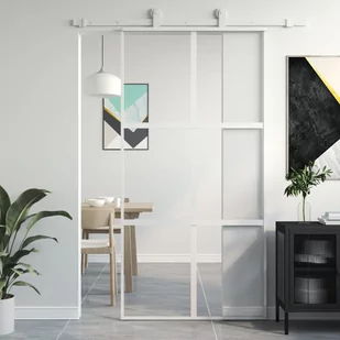Drzwi przesuwne, złote, 102,5x205cm, szkło hartowane, aluminium 8721012120525 - Drzwi wewnętrzne - miniaturka - grafika 1