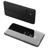 Etui i futerały do telefonów - Hurtel Clear View Case etui do Samsung Galaxy A14 pokrowiec z klapką czarne - miniaturka - grafika 1
