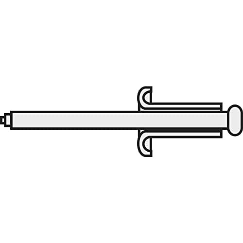 MC zrywalny aluminiowo-stalowy Toolcraft 194735 3 x 5 mm DIN 7337 10 szt