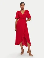 Sukienki - Morgan Sukienka letnia 242-RIALY Pomarańczowy Regular Fit - miniaturka - grafika 1