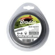 Akcesoria do kos i kosiarek - blister Żyłka RIPPER DUAL, kwadrat, 3,0 mm x 15 m - miniaturka - grafika 1
