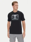 Koszulki męskie - Under Armour T-Shirt Boxed Sports 1386793 Czarny Loose Fit - miniaturka - grafika 1