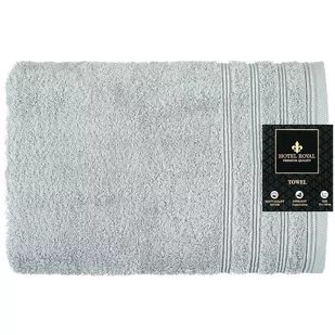 Ręcznik kąpielowy bawełniany 550 g/m2 70x140 cm szary Hotel Royal - Ręczniki - miniaturka - grafika 1