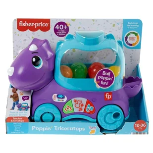 Fisher Price SS Dinuś Podskakujące piłeczki HNR51 - Zabawki kreatywne - miniaturka - grafika 5