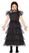 Stroje karnawałowe - Strój Mała Wednesday Królowa Nocy-128 - miniaturka - grafika 1