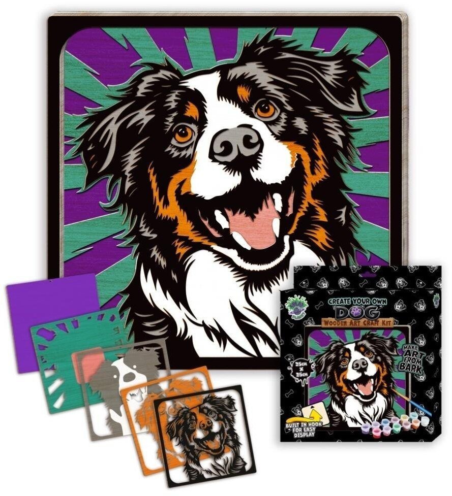 Zestaw do tworzenia obrazów z drewna - Dinozaur