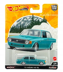 HOT WHEELS 2021 '73 VOLVO 142 GL AUTOSTRASSE 4/5 HCJ87 1:64 METALOWY NOWY - Zabawki zdalnie sterowane - miniaturka - grafika 1