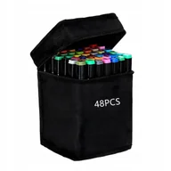 Przybory szkolne - 2 x Zestaw MARKER-ów alkoholowych flamastry MAZAKI pisaki do malowania 48 s - miniaturka - grafika 1