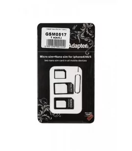 M-Life ADAPTER NANO SIM 3W1 CZARNY GSM0517 - Pozostałe akcesoria do telefonów - miniaturka - grafika 3