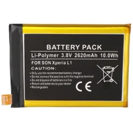 Baterie do telefonów - Bateria odpowiednia dla Sony XPERIA L1, Li-Polymer, 3,8V, 2620mAh, 10,0Wh, wbudowana, bez narzędzi - miniaturka - grafika 1