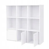 Regały biurowe - Biblioteka Vasagle Wooda biała - miniaturka - grafika 1