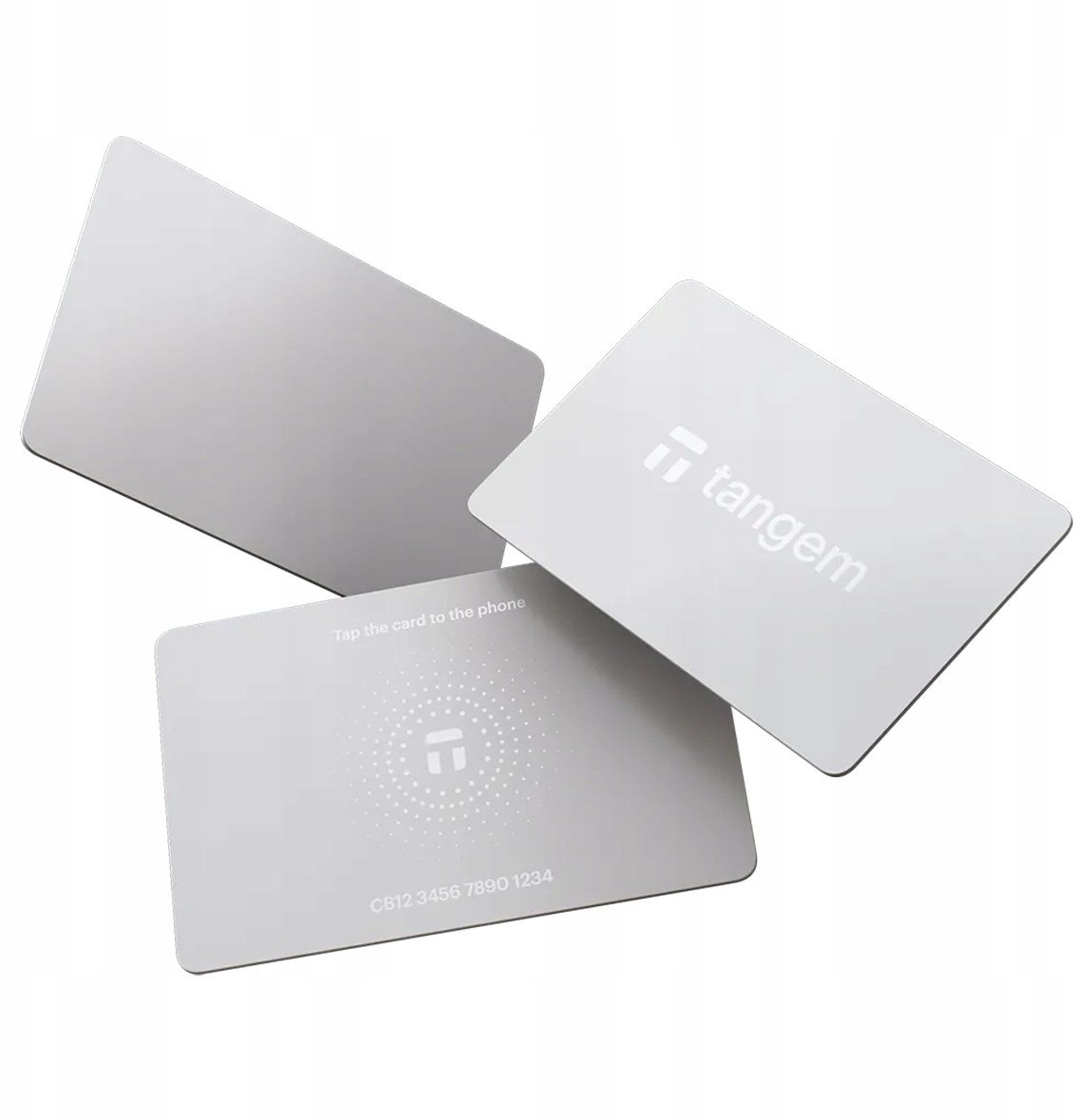 Tangem Wallet - Portfel kryptowalutowy, CC EAL6+, Srebrny