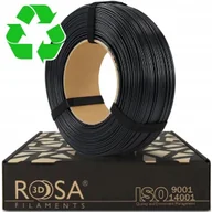 Filamenty i akcesoria do drukarek 3D - Filament ROSA 3D ReFill R-PET-G Impact 1,75 1000g Black Czarny - miniaturka - grafika 1