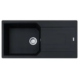 Franke Urban UBG 611-100 XL GSC Zlewozmywak granitowy jednokomorowy 100x50 cm czarny mat 114.0687.294 - Zlewozmywaki - miniaturka - grafika 1