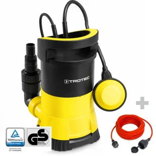 Trotec Pompa zanurzeniowa do wody czystej TWP 4005 E + Przedłużacz jakościowy 15 m / 230 V / 1,5 mm² - Pompy wodne - miniaturka - grafika 5