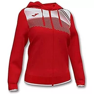 Kurtki damskie - Joma Supernova II damska kurtka z kapturem czerwony czerwony/biały XL - miniaturka - grafika 1