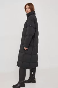 Calvin Klein kurtka puchowa damska kolor czarny zimowa oversize - Kurtki damskie - miniaturka - grafika 1