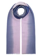 Apaszki i szaliki damskie - Ilse Jacobsen Wełniany szal w kolorze jasnoróżowo-niebieskim - 200 x 100 cm - miniaturka - grafika 1
