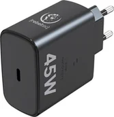 Powerbanki - Zasilacz PD45W USB-C uniwersalny do notebooków, smartphonów, tabletów, power banków i innych urządzeń z gniazdem zasilającym USB - miniaturka - grafika 1