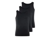 Koszulki męskie - LIVERGY® Podkoszulki męskie z bawełny, 3 sztuki (Czarny, 6/L) - miniaturka - grafika 1